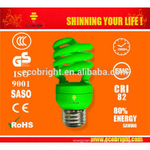 T3 13W moitié spirale colorée Energy Saving Bulb 10000H CE qualité